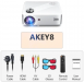 Aun Akey 8 full hd 1080p - 6000 lumen projector